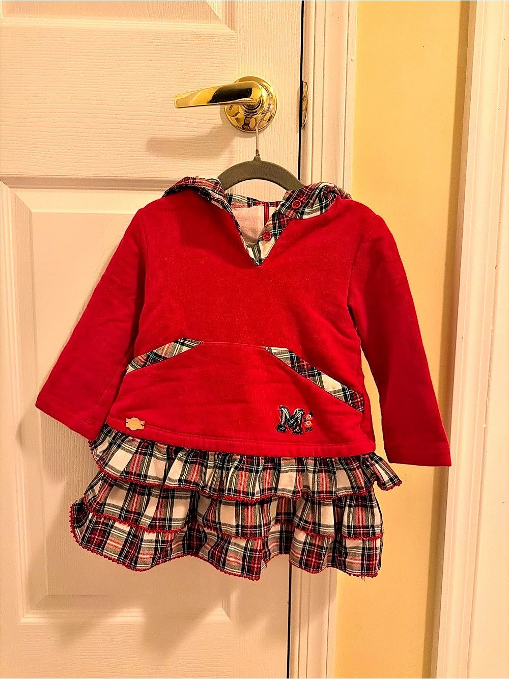 Miranda Plaid Hoodie Dress
